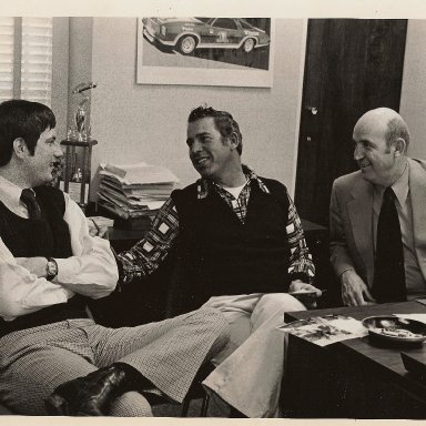 Jeff Byrd, David Pearson, & my Dad (Ralph Seagraves)