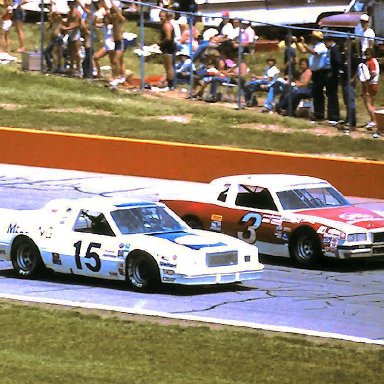 #3 Richard Childress #15 Benny Parsons 1981 Gabriel 400 @ Michigan