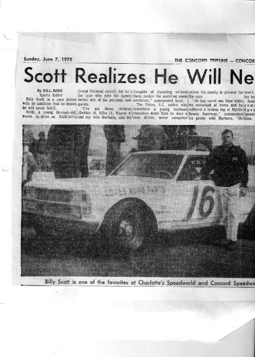 Billy Scott Story( Page 1 Of 2) - Gallery - Billy & Barbara Scott ...