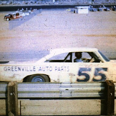 Tiny Lund in a yellow # 55