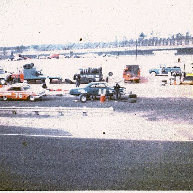 Ned Jarrett on pit road