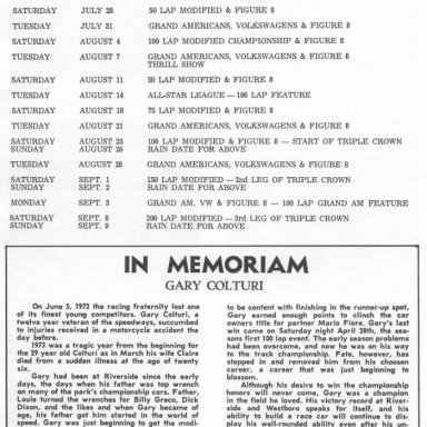 3 Riverside Park 25th Anniversay Program