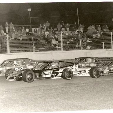 Rick Neild #5, Randy Hedger #33, Tim Arre #00 and George Kent #60