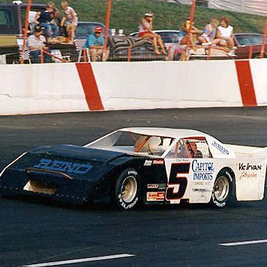 Ernie Irvan at Lanier Speedway near Braselton, Ga.