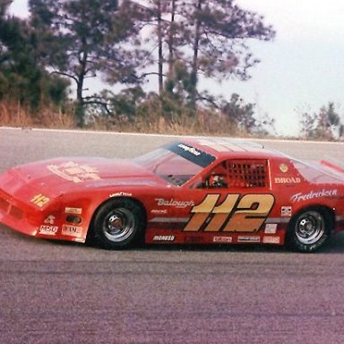 Gary Balough at Five Flags Speedway in Pensacola, Fla