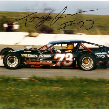 Tony Jankowiak #73 Lancaster Modified 1985