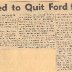 PETTY QUITTING FORD