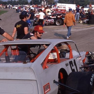 Richie Evans gray ghost #61 Modified from 1985