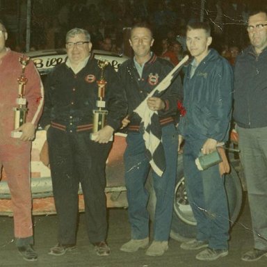 (L-R) Bill Wimble, Bill Furgason, Fred DeCarr, Doug Rundell, and Jim Kelley. DeCarr collection photo.