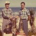 Bill Wimble and Fred DeCarr enjoying success on the beach at Daytona. DeCarr collection photo.