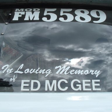 Memorial Lettering on Daddy's stripper