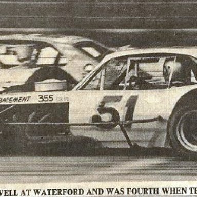 Bob Potter in the #51 racing alongside George  Moose  Hewitt