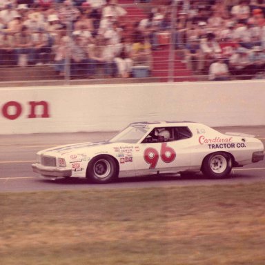 Earnhardt racing at Charlotte