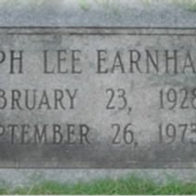 Ralph Earnhardt Monument