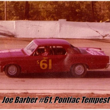 1. Joe Barber #61
