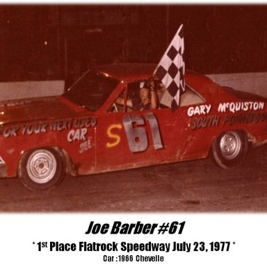 8. Joe Barber #61