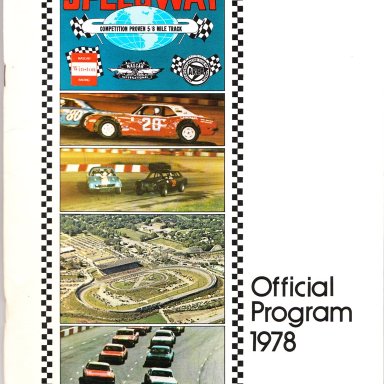 1978 Nashville Speedway track program