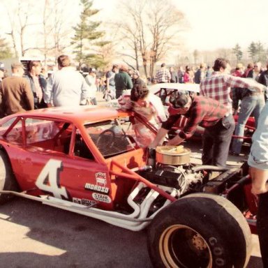 Brain Ross man working on car is BOB Garbarino most likley around mid 70's