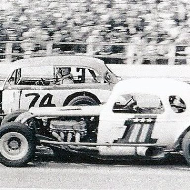 battling Roger Treichler #74 at Langorne