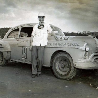 Bill Schade 51 Olds Rocket 88 Occoneechee or North Wilkesboro Speedway 1951