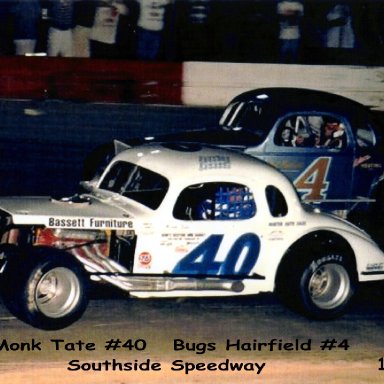 SouthSide Speedway- Harold Smith Car-40- Bassett V.a.