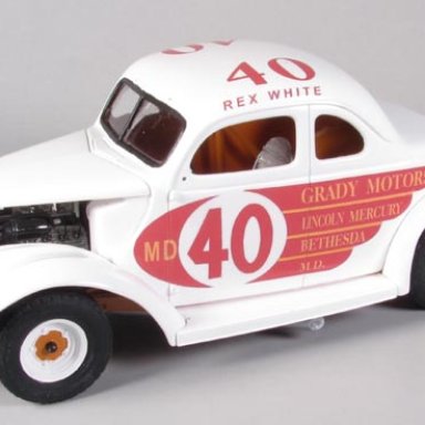 Rex White 37 Ford modified from 1956