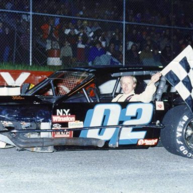 Rick Holmberg at Riverhead Raceway 1987