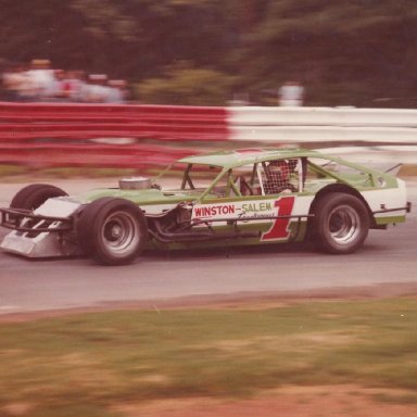 Billy Kimel, at Bowman Gray Stadium in 1983