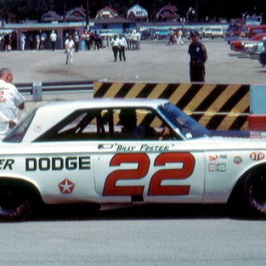 22_Billy_Foster-He was a rookie sensation in Nascar in 1963