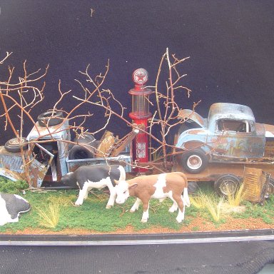 "out to pasture" tim bruner diorama