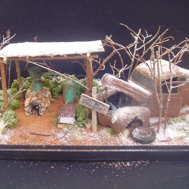 moonshine runner diorama by Tim Bruner
