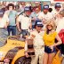 Richie With Linda Vaughn at Daytona.