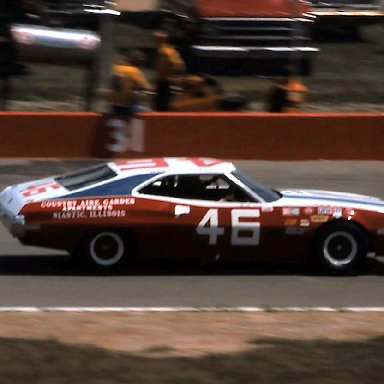 USAC #46 Herm Huffman 1976 Norton Twin 200 @ Michigan