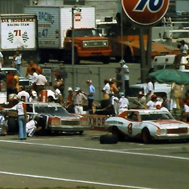 #9 David Hobbs #90 Richard Brooks 1976 Champion Spark Plug 400 @ Michigan