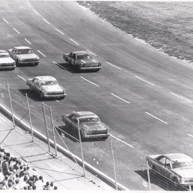 Bobby Allison on his way to his first win for Holman-Moody