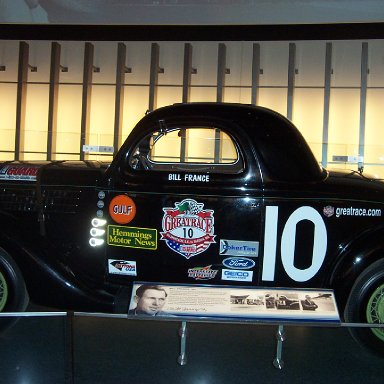 Bill France Car-NASCAR Hall of Fame