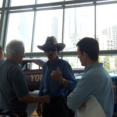Richard Petty at the NASCAR Hall of Fame