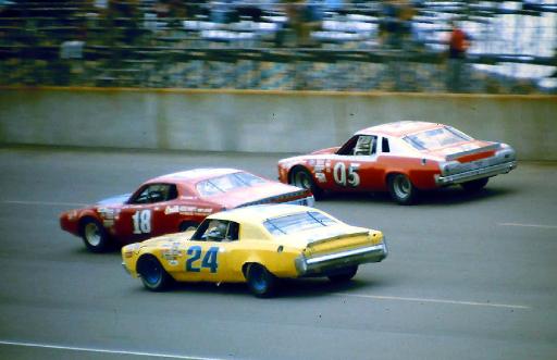 #18 Joe Frasson #05 David Sisco #24 Cecil Gordon 1974 Yankee 400 ...