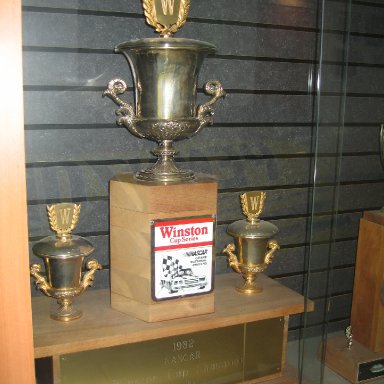 1982 Winston Cup trophy