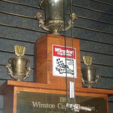 1985 Winston Cup trophy