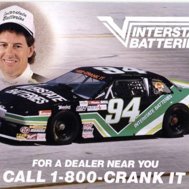 Stanley Smith #94 INTERSTATE BATTERIES