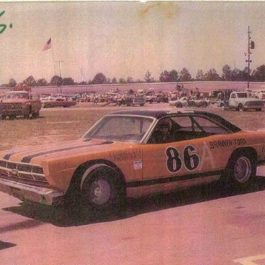 Daddy at Middle Ga Raceway 1972. 86 car
