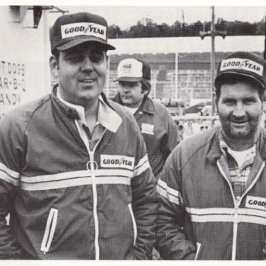 L to R Billy Hensley-Jimmy Hensley-Hubert Hensley-Jeff hensley at Martinsville Speedway