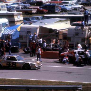 #12 Bobby Allison #48 James Hylton 1977 Champion Spark Plug 400 @ Michigan