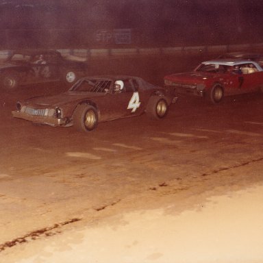 Having fun at Dixie Speedway, 1971