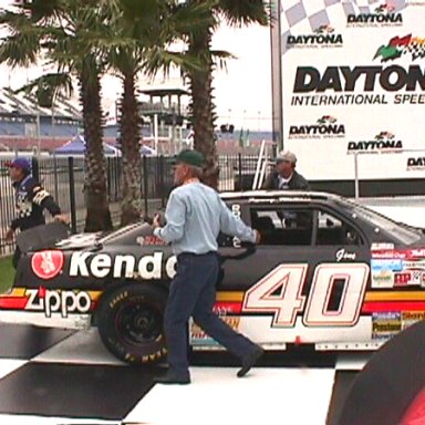 Gene's First Historic Stockcar winning Daytona