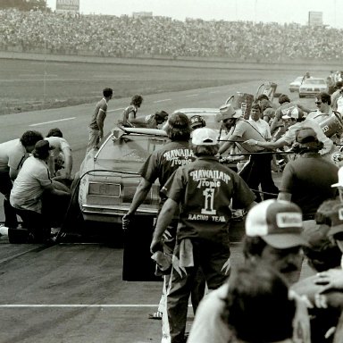 Talladega pits 8