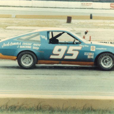 1982 Olds Starfire Dash car testing New Smyrna Speedway