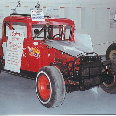 restored old stock car.  Still raced today