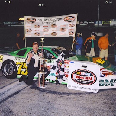 Feature Win (#300), Columbus Motor Speedway, July 5, 2008